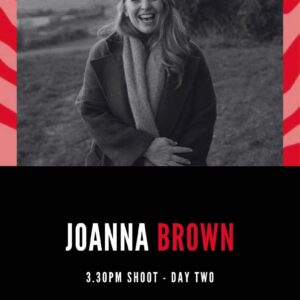 3.30PM Day Two Mentor Session - Joanna Brown
