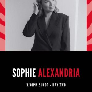 3.30PM Day Two Mentor Session - Sophie Alexandria